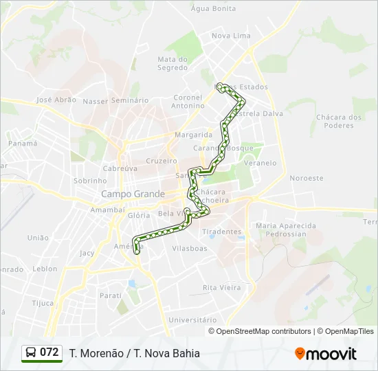 072 Bus Line Map