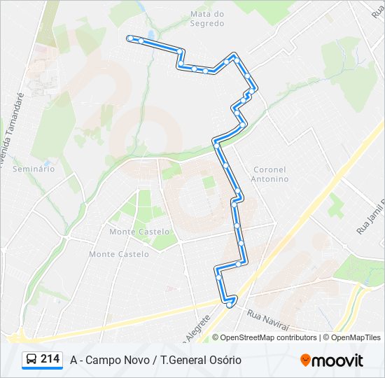 214 Route: Schedules, Stops & Maps - Jardim do Morro (Updated)