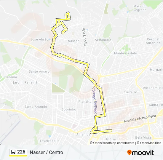 226 Bus Line Map