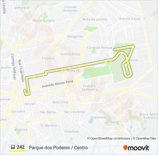 242 Bus Line Map