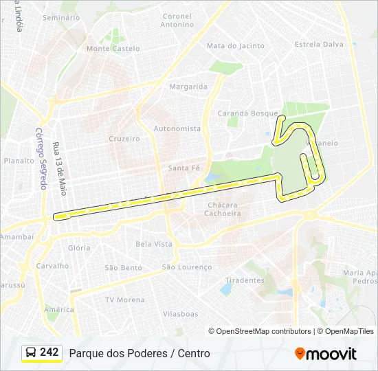 242 Bus Line Map