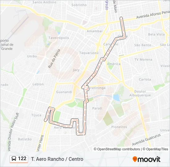 122 Bus Line Map