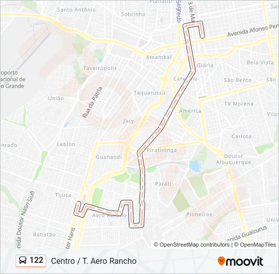 122 Bus Line Map