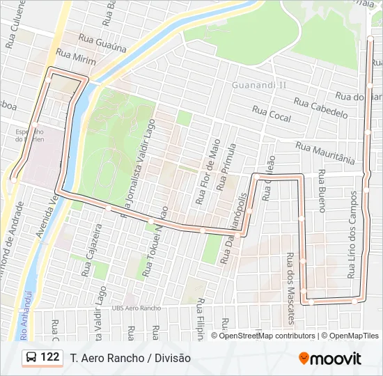 122 Bus Line Map