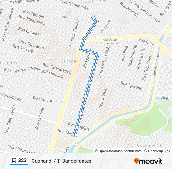 323 Bus Line Map