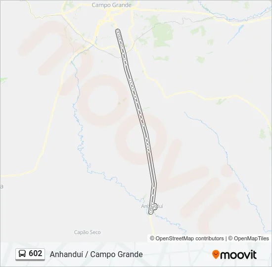 602 Bus Line Map