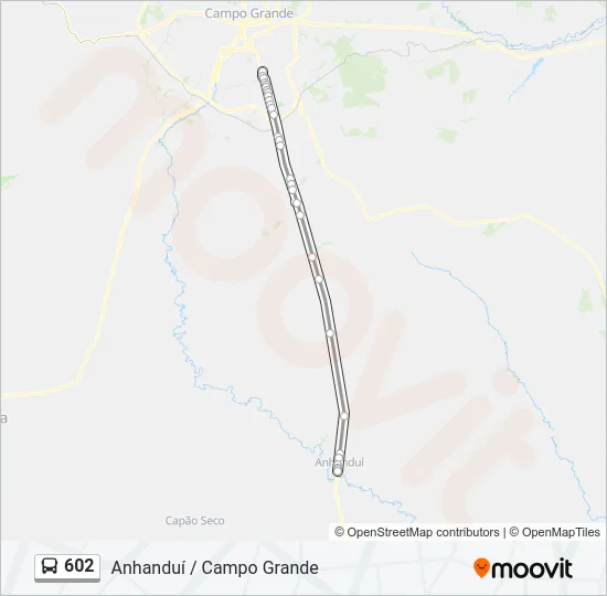 602 Bus Line Map
