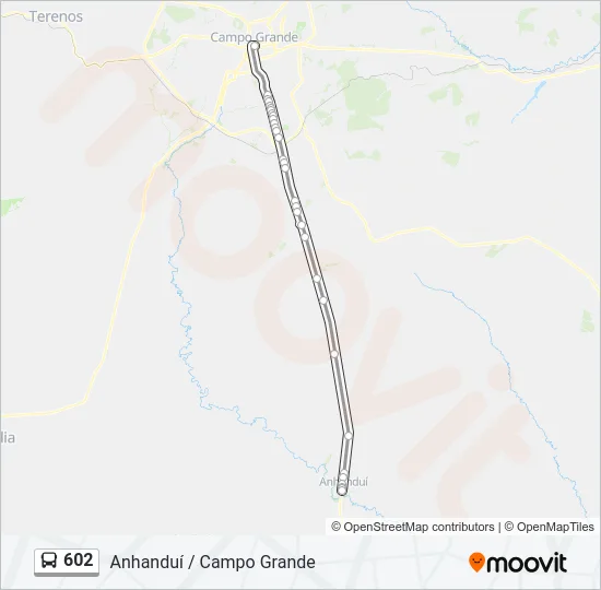 602 Bus Line Map