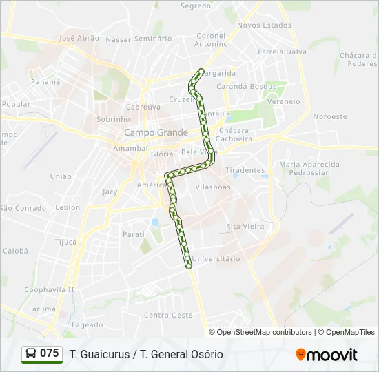075 Bus Line Map