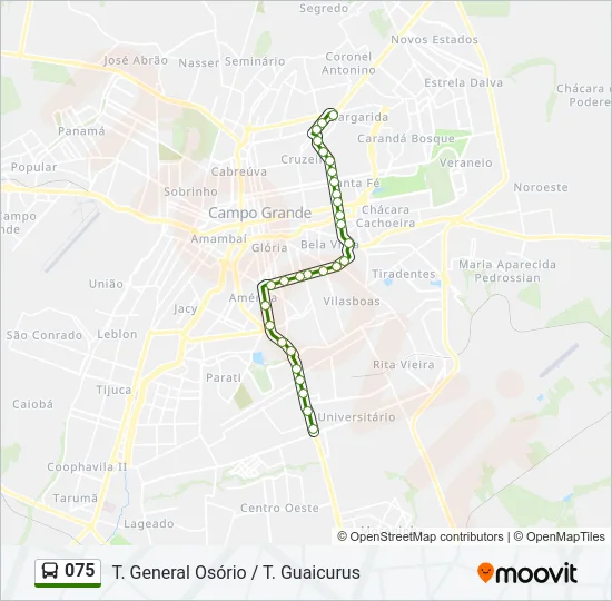 075 Bus Line Map