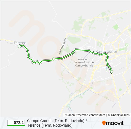 072.2 bus Line Map