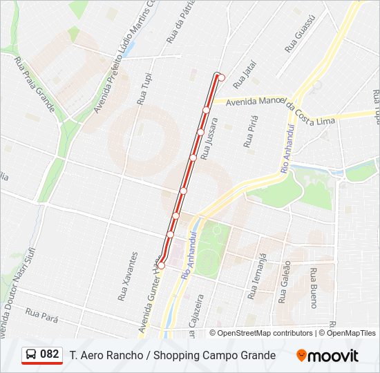 082 Bus Line Map