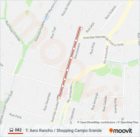 082 Bus Line Map