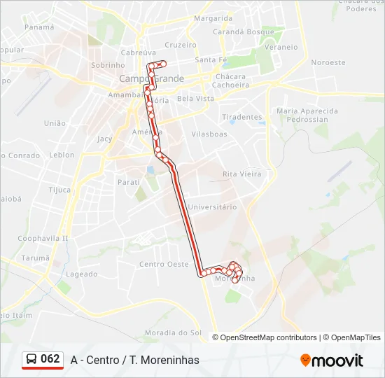 062 Bus Line Map