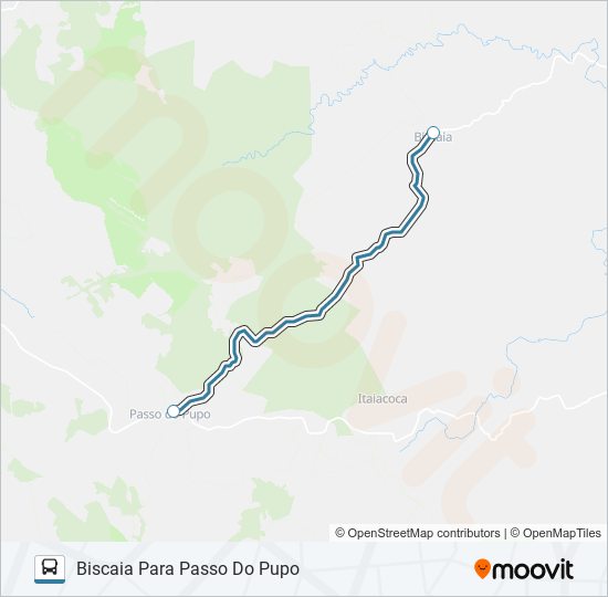 Mapa de 045 ITAIACOCA de autobús