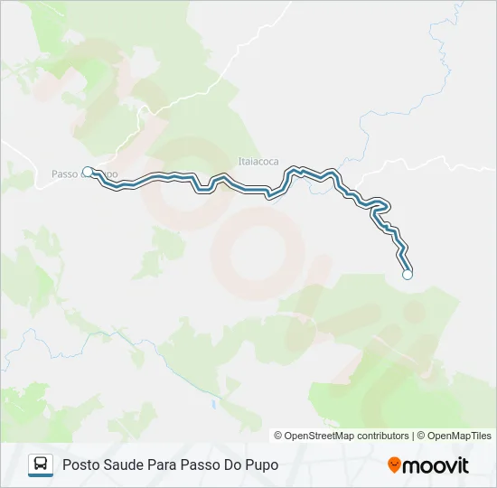 045 ITAIACOCA Bus Line Map