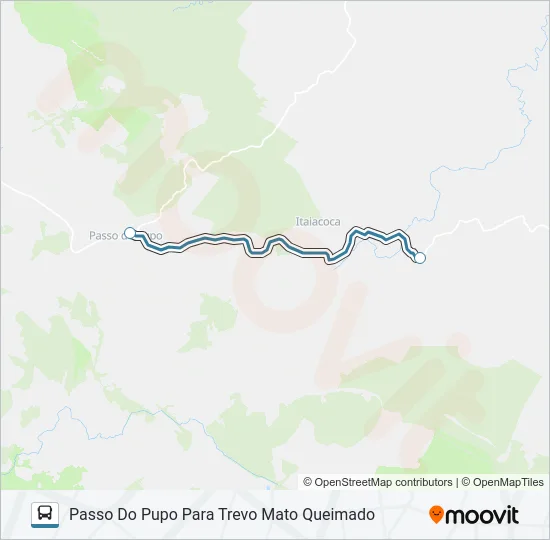 045 ITAIACOCA Bus Line Map