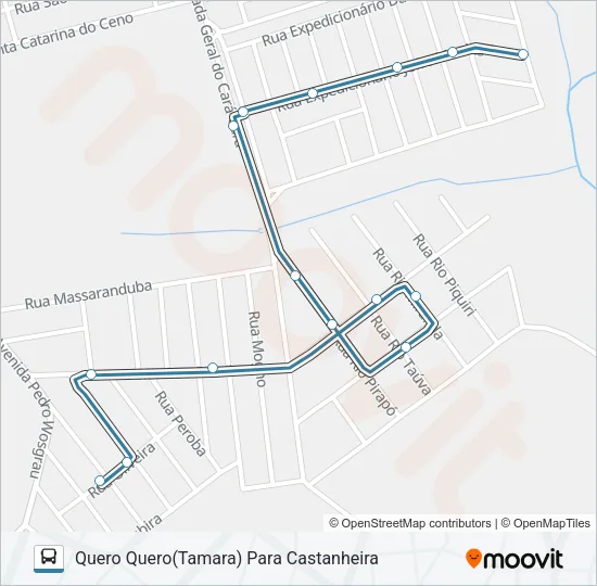 193 CASTANHEIRA Bus Line Map