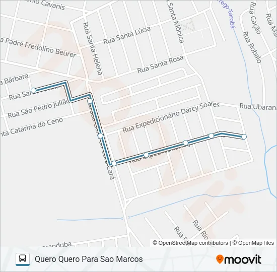 193 CASTANHEIRA Bus Line Map