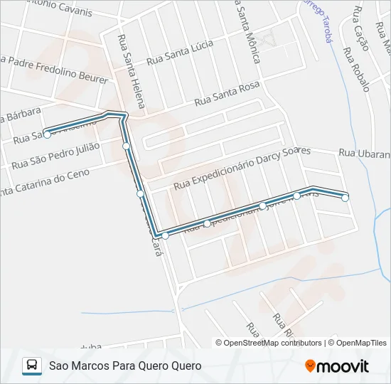 193 CASTANHEIRA Bus Line Map