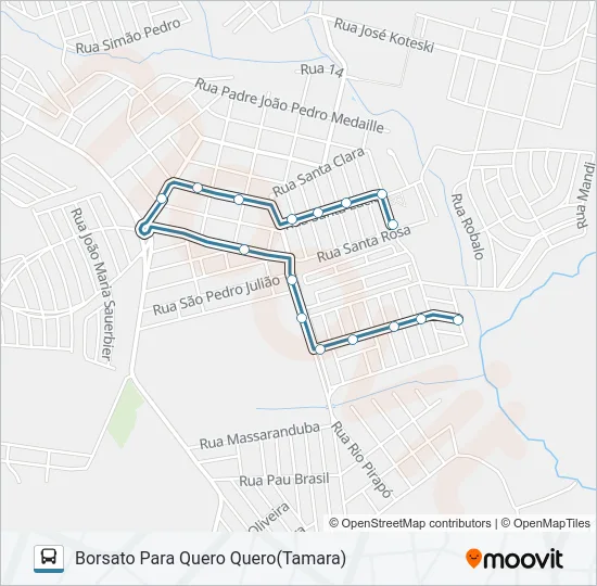 193 CASTANHEIRA Bus Line Map