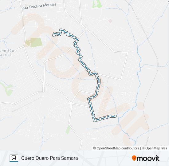 Mapa da linha 193 CASTANHEIRA de ônibus