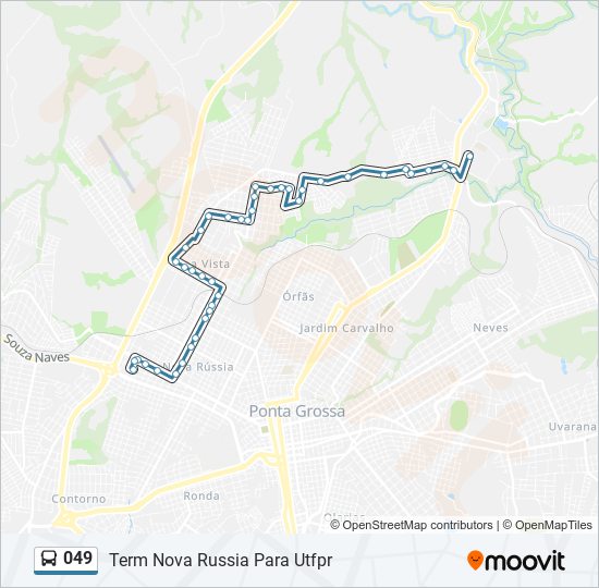 049 bus Line Map