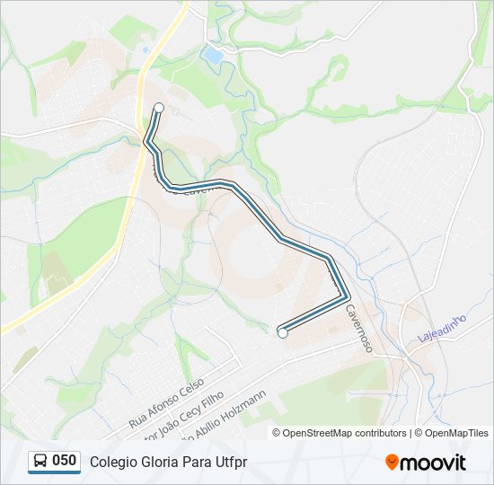 050 bus Line Map