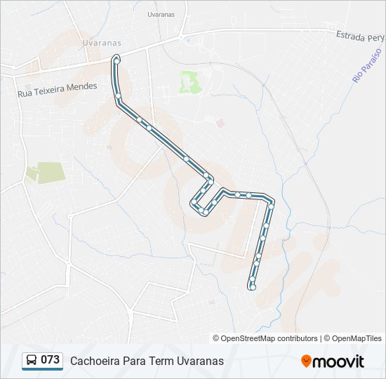 073 bus Line Map