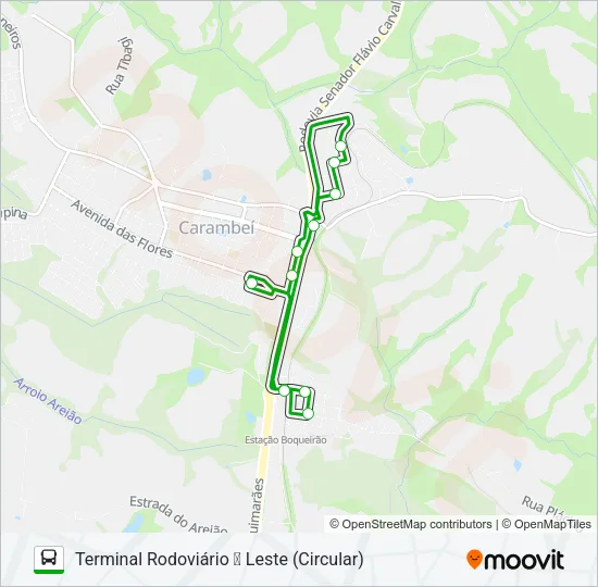 002 LESTE Bus Line Map