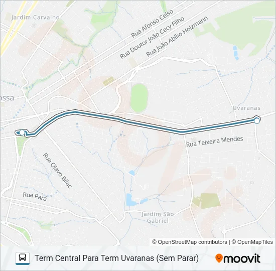 135 BELEM Bus Line Map
