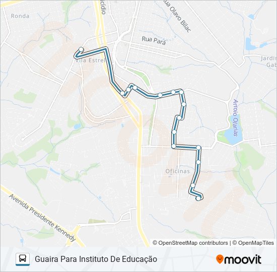 214 GUAIRA bus Line Map