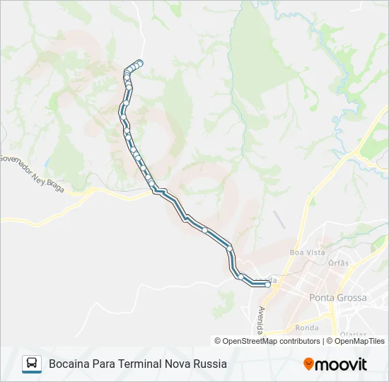 082 BOCAINA Bus Line Map