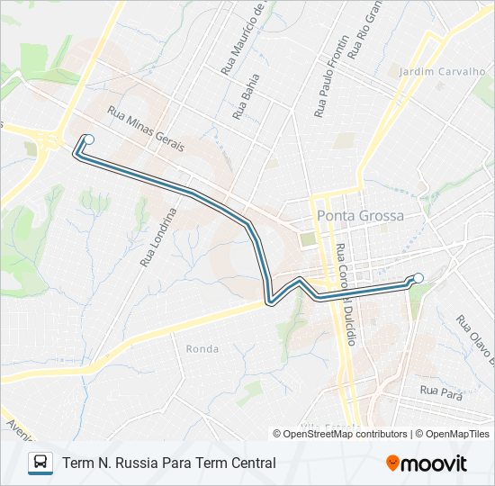 082 BOCAINA bus Line Map