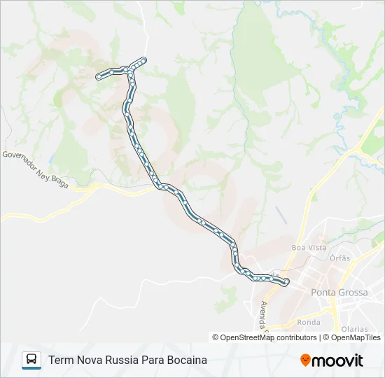082 BOCAINA Bus Line Map