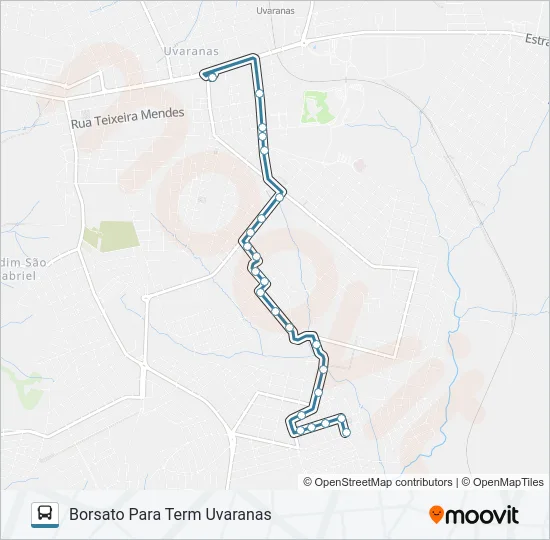 108 BORSATO Bus Line Map