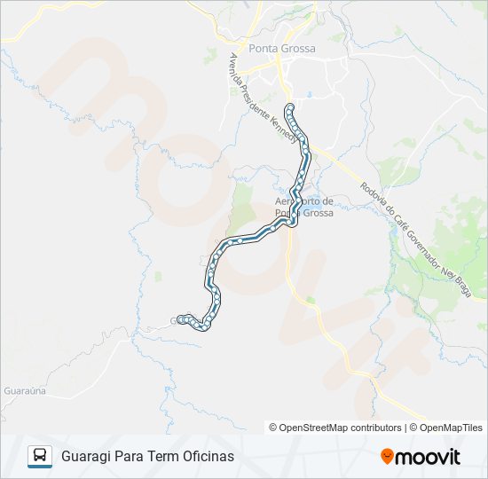 152 GUARAGI bus Line Map