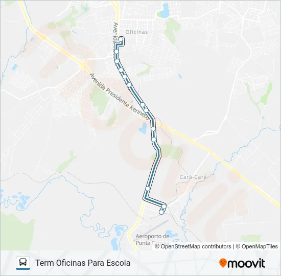 152 GUARAGI Bus Line Map