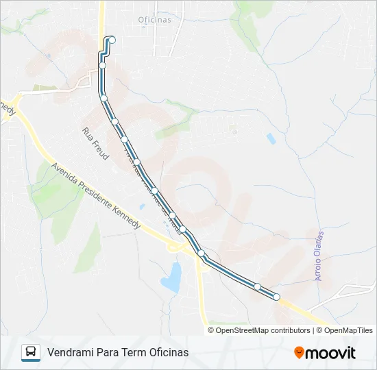 146 VENDRAMI Bus Line Map
