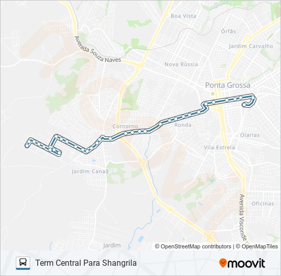 192 SHANGRILA bus Line Map