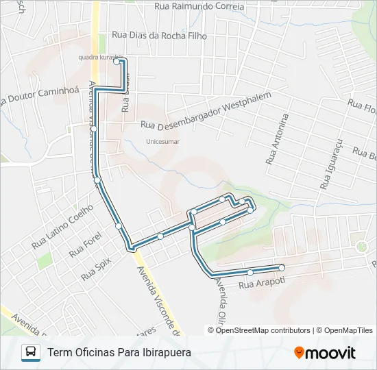 059 IBIRAPUERA Bus Line Map