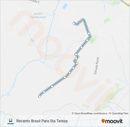 066 OURO VERDE Bus Line Map