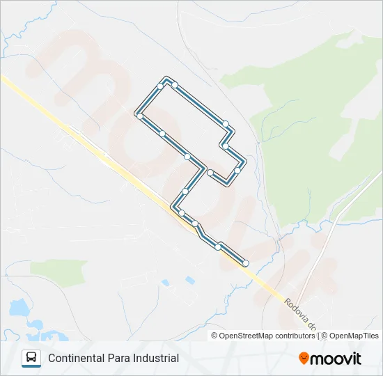 151 INDUSTRIAL Bus Line Map