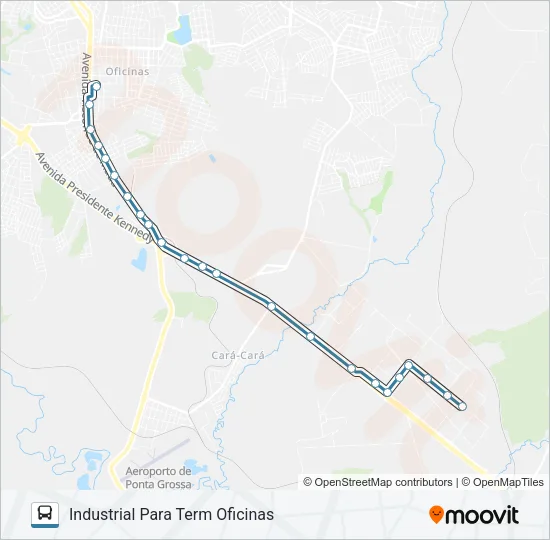 153 VILA VELHA Bus Line Map