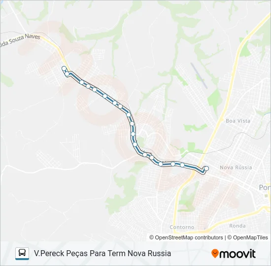 184 CRISTO REI Bus Line Map