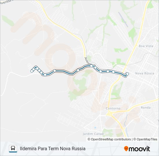 Mapa da linha 191 BONSUCESSO de ônibus
