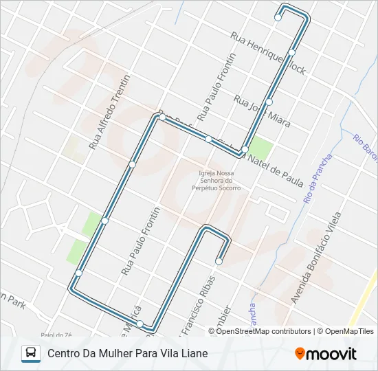 207 VILA LIANE Bus Line Map