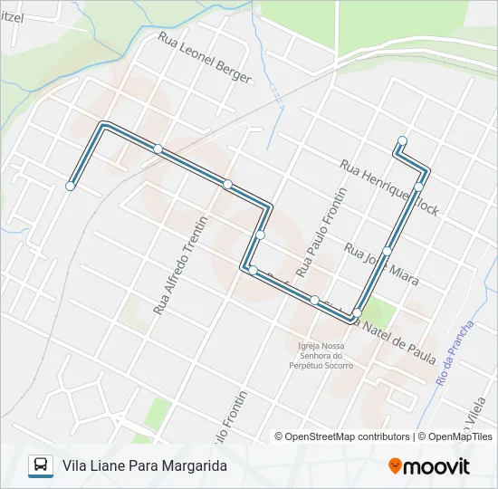 207 VILA LIANE Bus Line Map