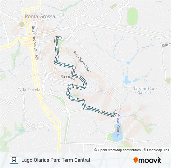 079 SAO GABRIEL Bus Line Map