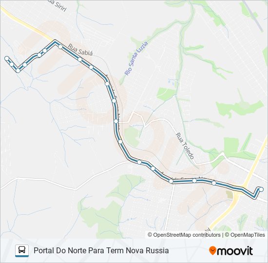 Mapa de 085 VILA ROMANA de autobús